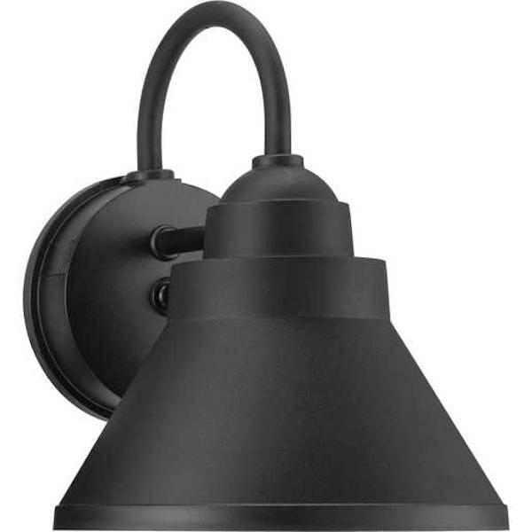1 Light Non-Metallic Black Bayside Wall Light Fixture