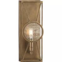 Progress Lighting 1 Light Aged Bronze Clear Seeded Glass Farmhouse Style Light Fixture