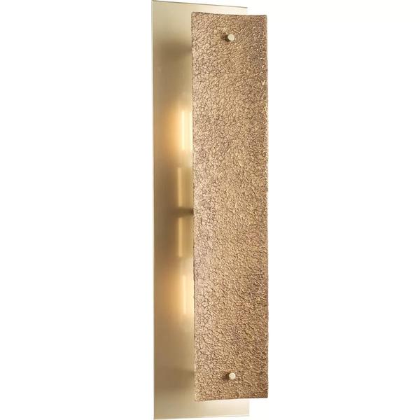 2 Light Soft Gold Foundry Gold Accent Light Fixture