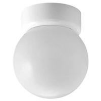 Progress Lighting 1 Light White Glass Globe Flush Mount Ceiling Light Fixture
