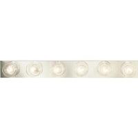 Progress Lighting 6 Light Polished Chrome Broadway Collection Vanity Light Fixture