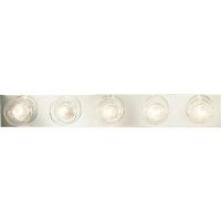 Progress Lighting 5 Light Polished Chrome Broadway Collection Vanity Light Fixture