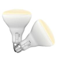 Feit Electric 15.5 watt 120 volt BR30 Medium Screw Base Selectable CCT Dimmable LED (2 Pack)