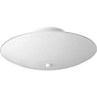 Progress Lighting 2 Light Round White Glass Ceiling Mount Light Fixture