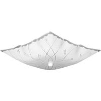 Progress Lighting 2 Light White Glass Decorative Ceiling Mount Light Fixture