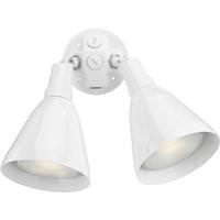 Progress Lighting 2 Light White Adjustable Swivel Flood Light