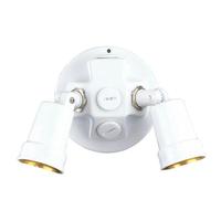 Progress Lighting 2 Light White Adjustable Swivel Flood Light
