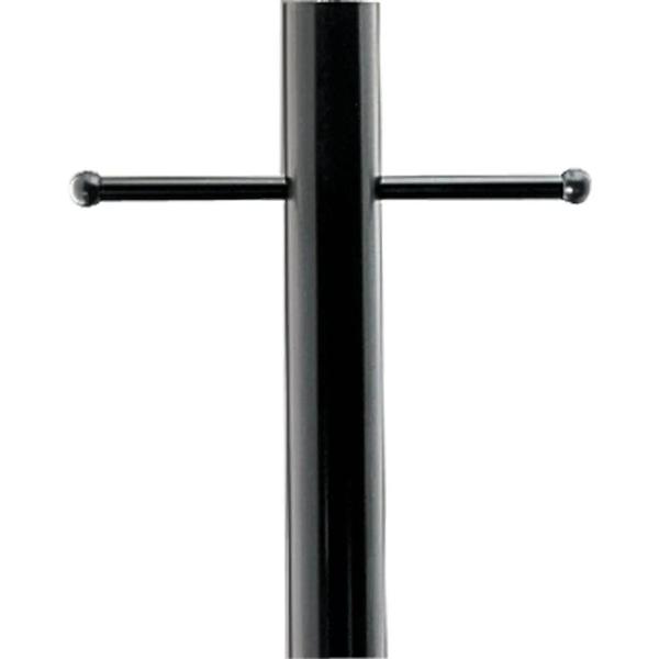 7' Aluminum Black Ladder Rest Outdoor Post