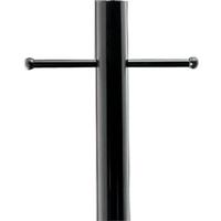 Progress Lighting 7' Aluminum Black Ladder Rest Outdoor Post