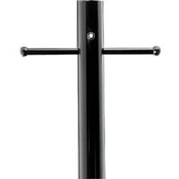 Progress Lighting 7' Aluminum Black Ladder Rest Outdoor Post