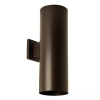 Progress Lighting 2 Light Up/Down Antique Bronze Aluminum Construction Cylinder Wall Mount Light Fixture