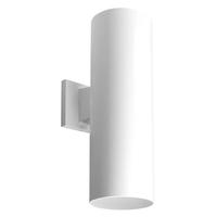 Progress Lighting 2 Light Up/Down White Aluminum Construction Cylinder Wall Mount Light Fixture