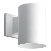 Progress Lighting 1 Light White Aluminum Construction Cylinder Wall Mount Light Fixture