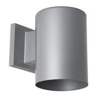 Progress Lighting 1 Light Gray Aluminum Construction Cylinder Wall Mount Light Fixture
