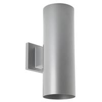 Progress Lighting 2 Light Up/Down Metallic Gray Aluminum Construction Cylinder Wall Mount Light Fixture