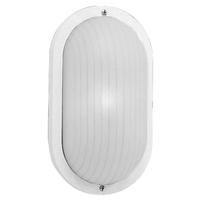 Progress Lighting 1 Light 120 volt White Ribbed Polycarbonate Lens Ceiling Light Fixture