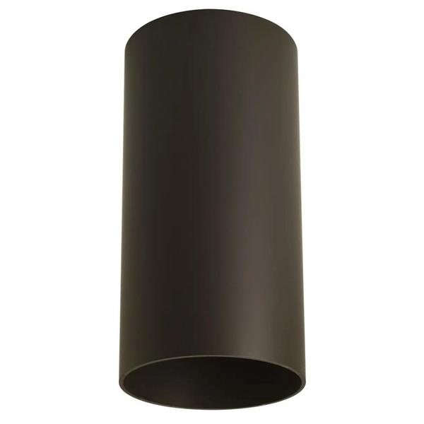 1 Light Antique Bronze Aluminum Construction Cylinder Light Fixture