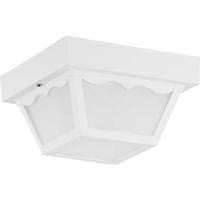 Progress Lighting 1 Light White with White Acrylic Diffuser Wall Light Fixture