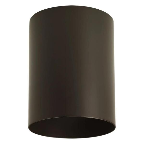 1 Light Antique Bronze Aluminum Construction Cylinder Light Fixture