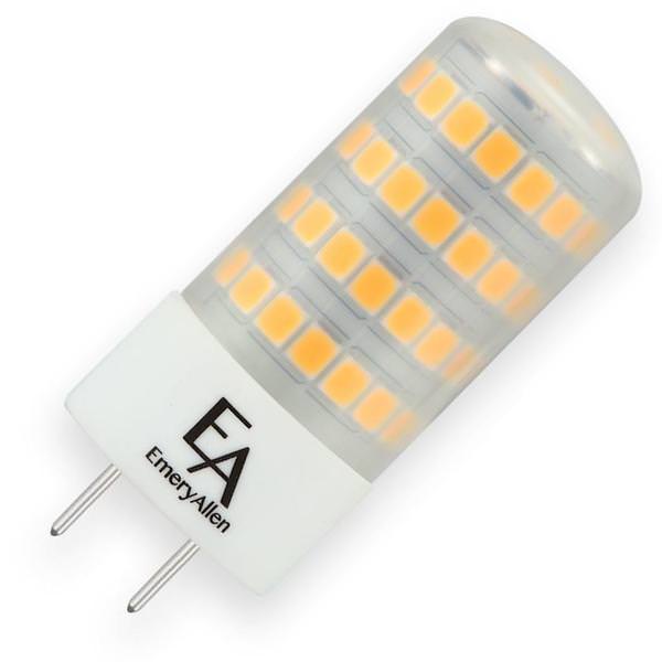 6 watt 120 volt Bi-Pin Base 3000K Natural White Dimmable LED