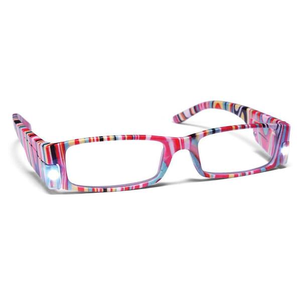 LED Festival Frame +1.25 Lighted Reading Glasses