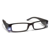 View LED Midnight Frame +1.25 Lighted Reading Glasses