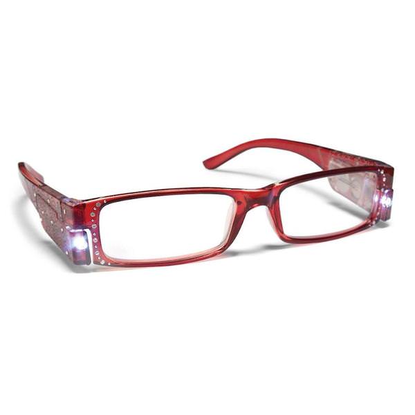 LED Sparkles Frame +1.50 Lighted Reading Glasses