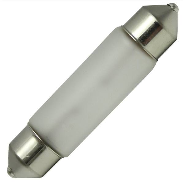 3 watt 24 volt T3.25 Festoon Base 2800K Warm White Frosted Xelogen