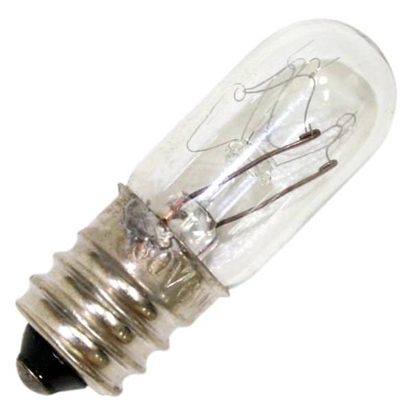 6 watt 130 volt T4 Candelabra Screw Base Clear