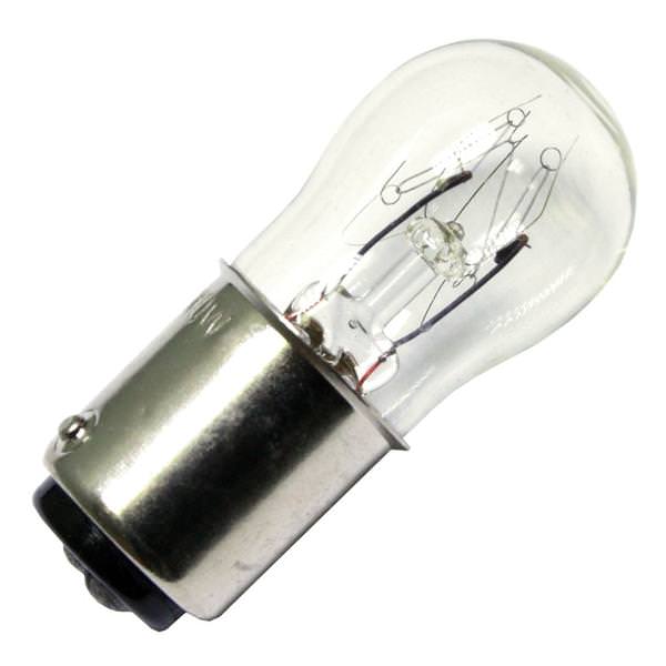 10 watt 120 volt S6 Double Contact Bayonet Base Clear