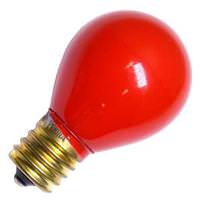 10 watt 130 volt S11 Intermediate Screw Base Red