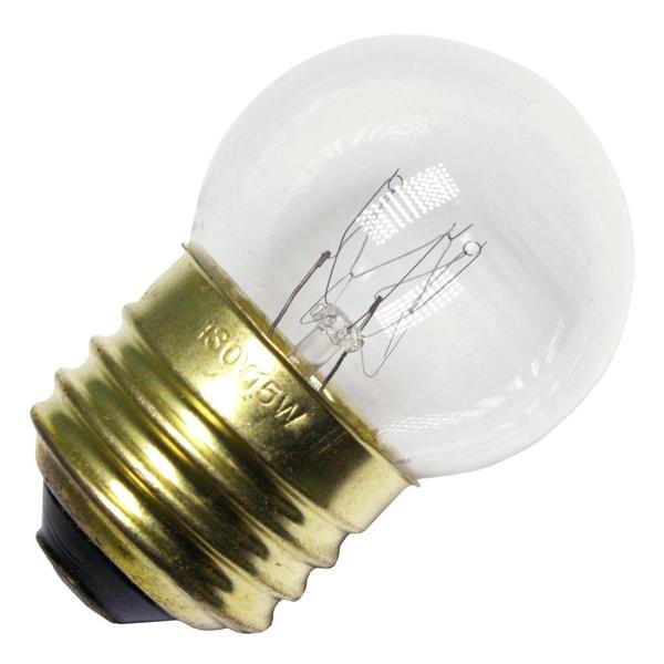 15 watt 130 volt S11 Medium Screw Base Clear