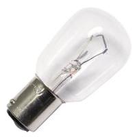 25 watt 12 volt Double Contact Bayonet Base Clear Pygmy
