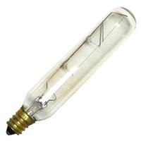 Tungsram 25 watt 130 volt T6.5 Candelabra Screw Base Clear