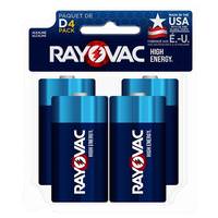 Rayovac D High Energy Battery (4 pack)