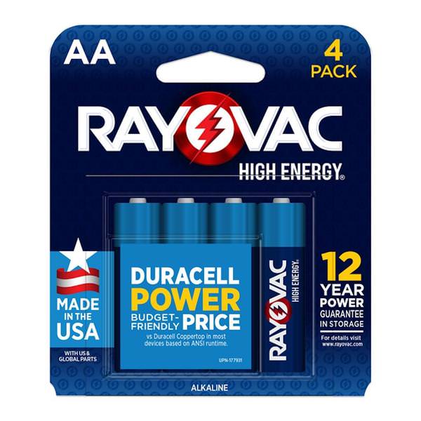 AA High Energy Battery (4 pack)