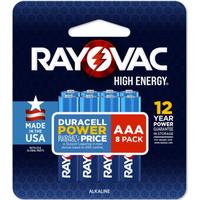 Rayovac AAA Fusion+ Extra Life AAA (8 Pack)