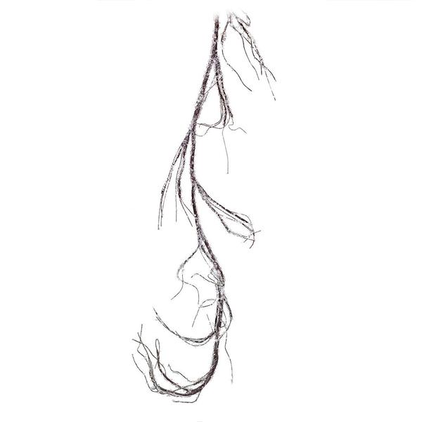 6' Artificial 48 Light Iced Branch