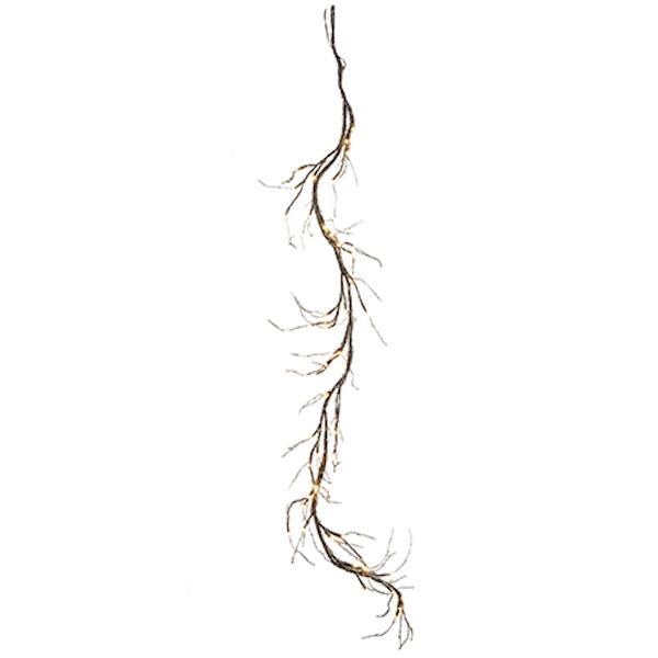 6' Artificial 48 Light Iced Branch