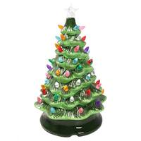 RAZ Imports 13" Battery Operated Green LED Tree (Batteries Not Included)