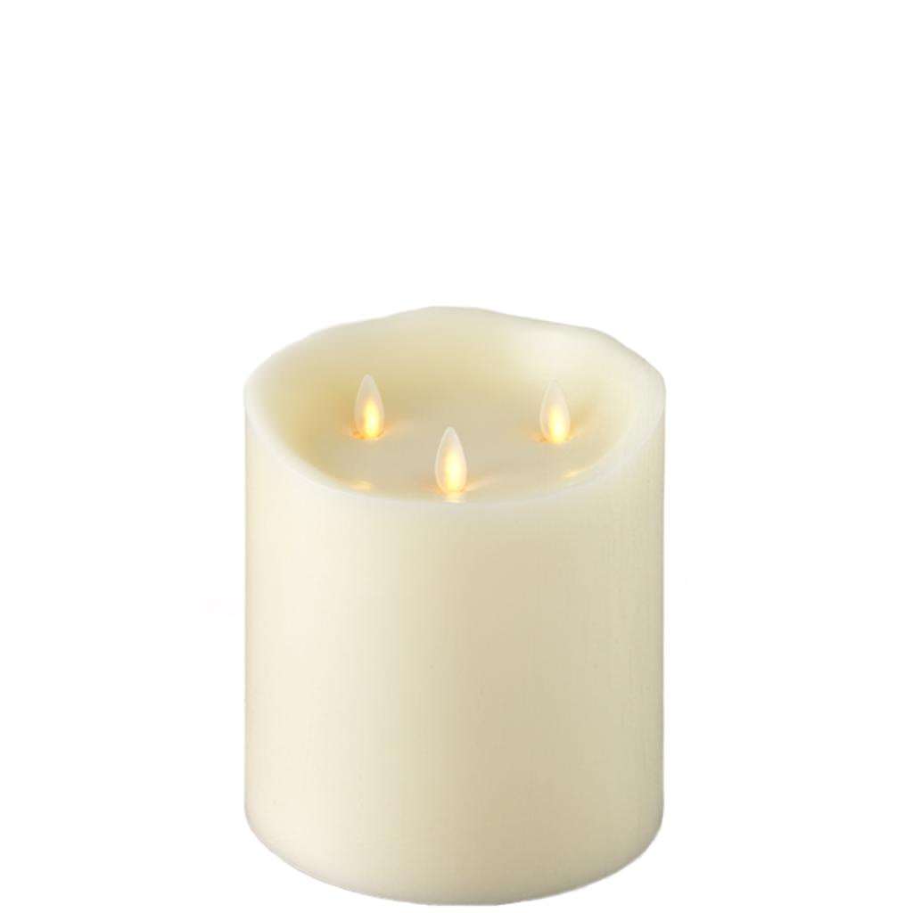 Liown 17979 Ivory Flameless LED Wax Candle