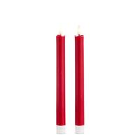 RAZ Imports 9" Red Taper Candles (2 Pack)