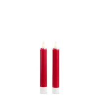 RAZ Imports 6.25" Red Taper Candles (2 Pack)