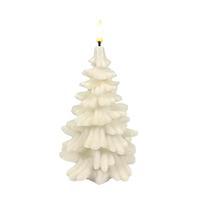 RAZ Imports 7" White Christmas Tree LED Wax Candle