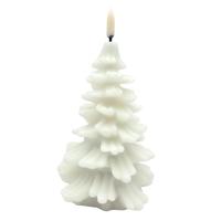 RAZ Imports 7" White Christmas Tree LED Wax Candle