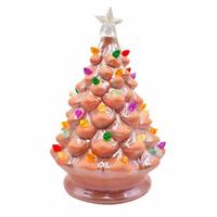 RAZ Imports 8" Battery Operated Vintage Pink Lighted Tree (Batteries Not Included)