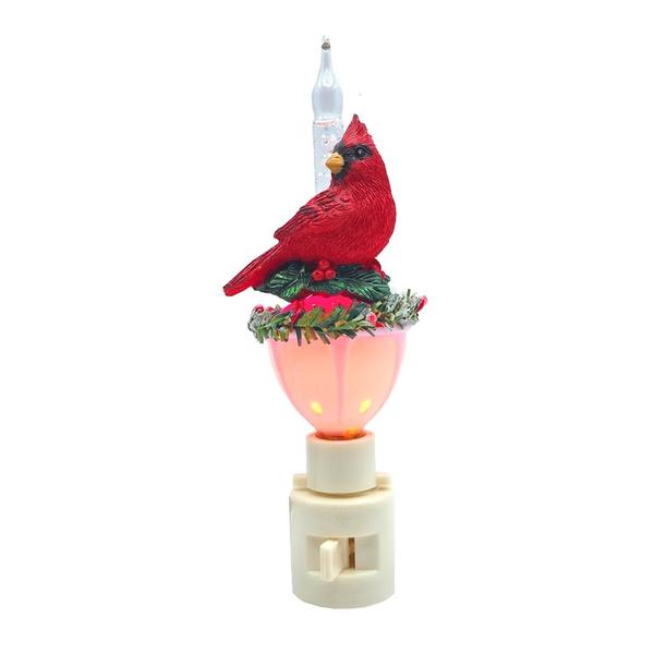 6.5" Cardinal Bubble Light Night Light