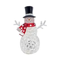 RAZ Imports 8.75" Battery Operated LED Rotating Lights Snowman