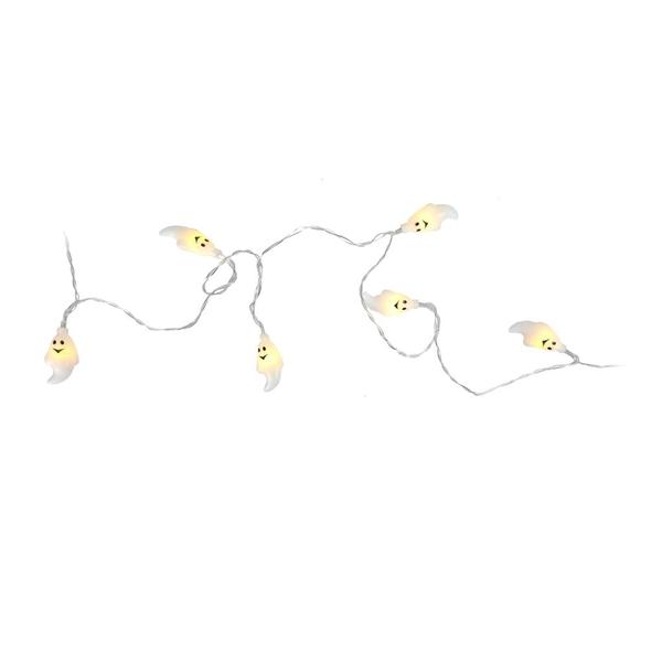 20 Light 13' White Ghost LED Light String