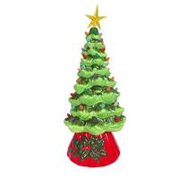 RAZ Imports 13.75" Battery Operated Green LED Tree (Batteries Not Included)